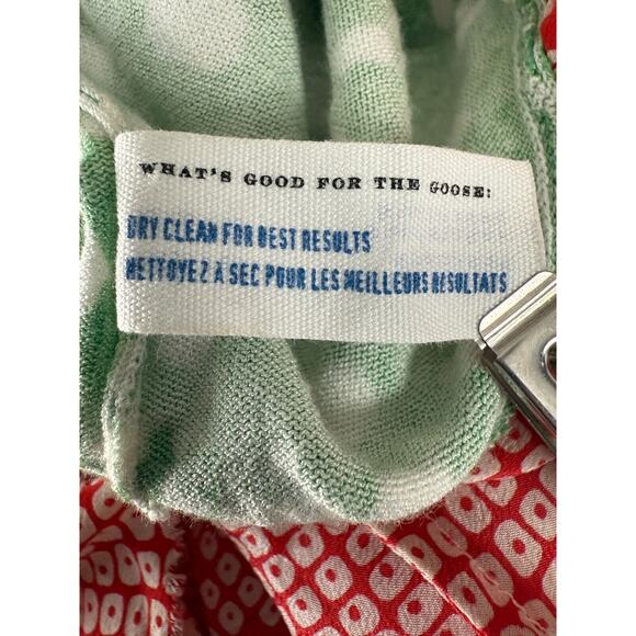 Leifsdottir Anthropologie Sz S Multi Pattern Cardigan Sweater Artsy Maximalist - Picture 9 of 10